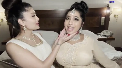 Marina Maya & Yasmina Khan First Time Touching | Indian MILF & Pakistani Teen Hardcore Big Tits Big Ass