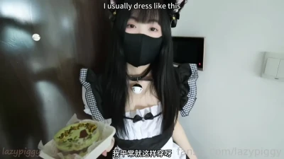 OnlyFans Catgirl Lazypiggy Banged by Master | Asian Teen Feet Blowjob