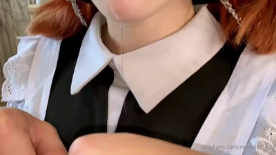Amateur Redhead Foxy+ Gets Facefucked POV - Sloppy Throatfuck, Gagging, Cum on Face