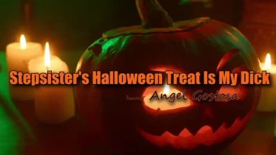 Stepsister Halloween Treat: Big Warp.io + Angel Gostosa #Teen #Stepsister