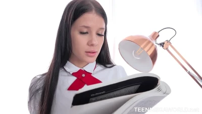 Viola Weber's FuckStudies Private Lesson | Sofa Weber, TeenMegaWorld, Natural Tits
