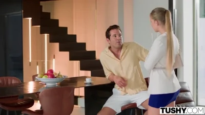 Adriana Sweetblonde's Hardcore Blonde Babysitter Anal Scene with Ray Nova