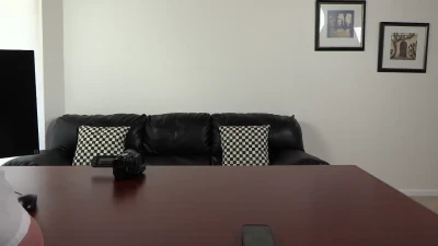BIG BOOTY Madelina - Backroom Casting Couch: Teen Amateur Anal & Creampie