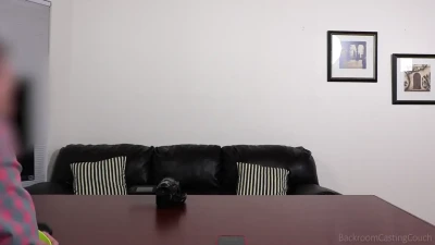 Cute Teen Kylie's Big Ass & Big Tits in Backroom Casting Couch Deepthroat