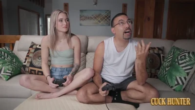 Thea Summers: Cuck Hunter - Wife Wins Bet, Bangs Husband's Friend BBC (Interracial, Blonde, Small Tits)