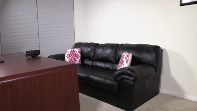 Natural Tits & Big Ass Corra, 20yo, Anal Blowjob | Casting Couch