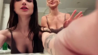 Dainty Wilder & Lena Polanski Exclusive OnlyFans Anal Foursome #teens #bigtits