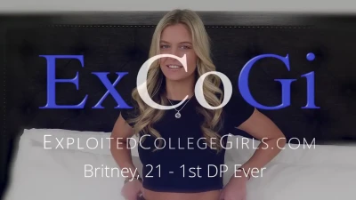 Britney Rose: Skinny Teen's First DP, Threesome, Facial & Rimjob - Stream Now!