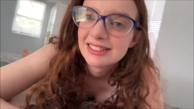 Family Therapy XXX with Marina Vaylor: Teen Redhead Blowjob & Cumshot