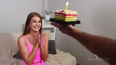 Teen Anal Vids: Pornbox 3on1 DP DAP - Happy Birthday Amanda Clarke!