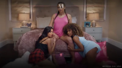 Vina Sky, Moderndaysins, Gia Derza, Jenna Foxx: Ultimate Squirtfest & Cum Gluttons Slumber Party - MeetMyLove, Big Tits