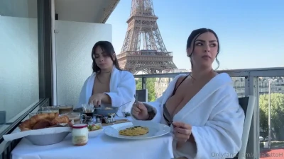 Amaretto Hammer & Kim Velez: Ultimate Paris Sex Scene - Big Ass, Big Tits