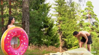 From Camping to Fucking: Elina Sable Hardcore Blowjob