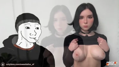 Sweetie Fox Deepthroat & Passionate Sex - Doomer Girl Rule 34 POV Amateur