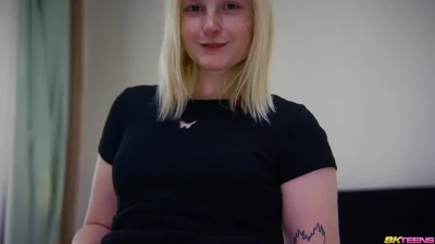 5KPORN Julia Cute: Too Cute to Handle Teen Blonde Big Ass Blowjob