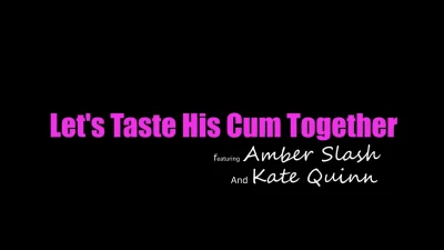 Amber Slashh & Kate Quinn Teen Threesome Debut
