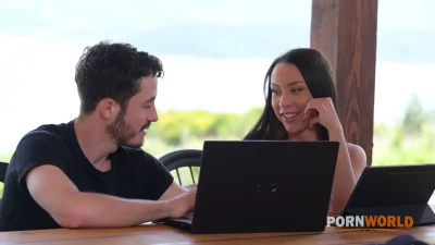 NEW Cara Mella+ Anal Double Penetration Business Trip GP3294