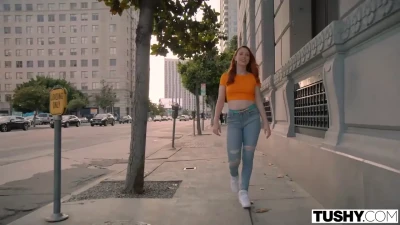Arietta Adams' Natural Tits in Hardcore Anal with Tushy - Meet My Love