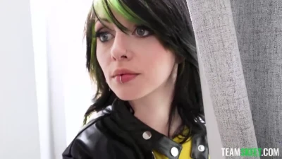 Kitty Cam+ Exclusive: Teen Brunette Babysitter Cum