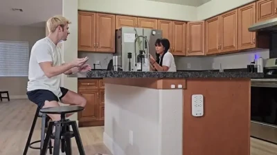 Ember Snow+ Big Tits Pussy POV: Sister's BF Anal Encounter