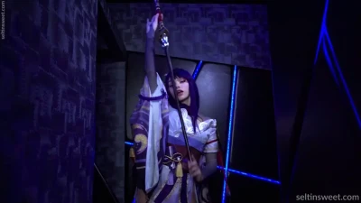 Onlyfans Exclusive: Selti Raiden Shogun Teen Cosplay & Masturbation