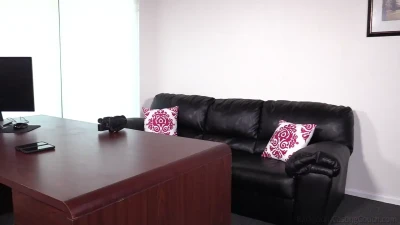 Riding Cowgirl & Doggystyle with Sahara: Backroom Casting Couch Anal Licking