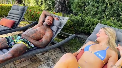New Pom wm & Jason Luv BBC Creampie Sex Tape: Interracial POV OnlyFans