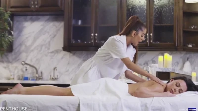 Lesbian Masseuse Vanna Bardot+ 1080P: Magic Tongue, Small Natural Tits