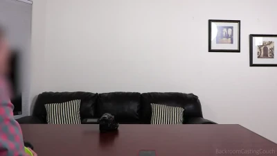 Teen Amateur Anal Blowjob: Kylie's Backroom Casting Couch Hardcore Creampie